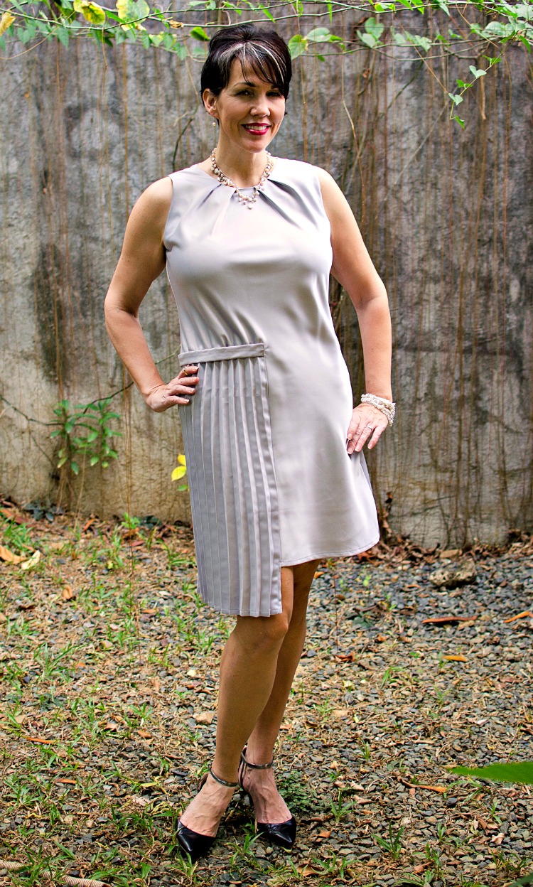 spring trends serenity blue & knife pleats