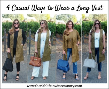Four Ways To Wear A Long Vest